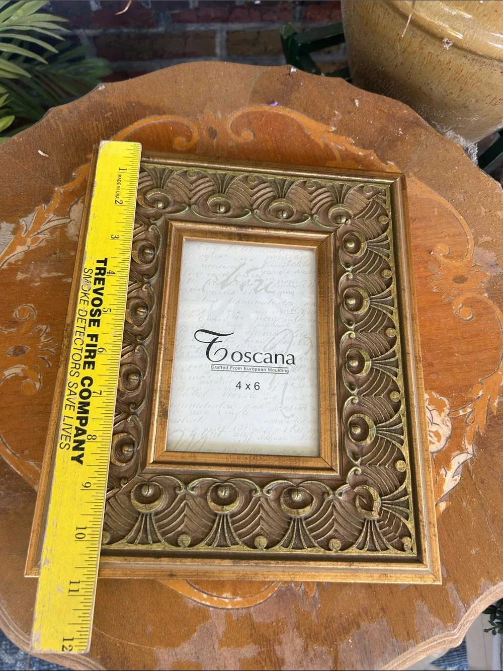 Ornate Gold 4x6 Picture Frame